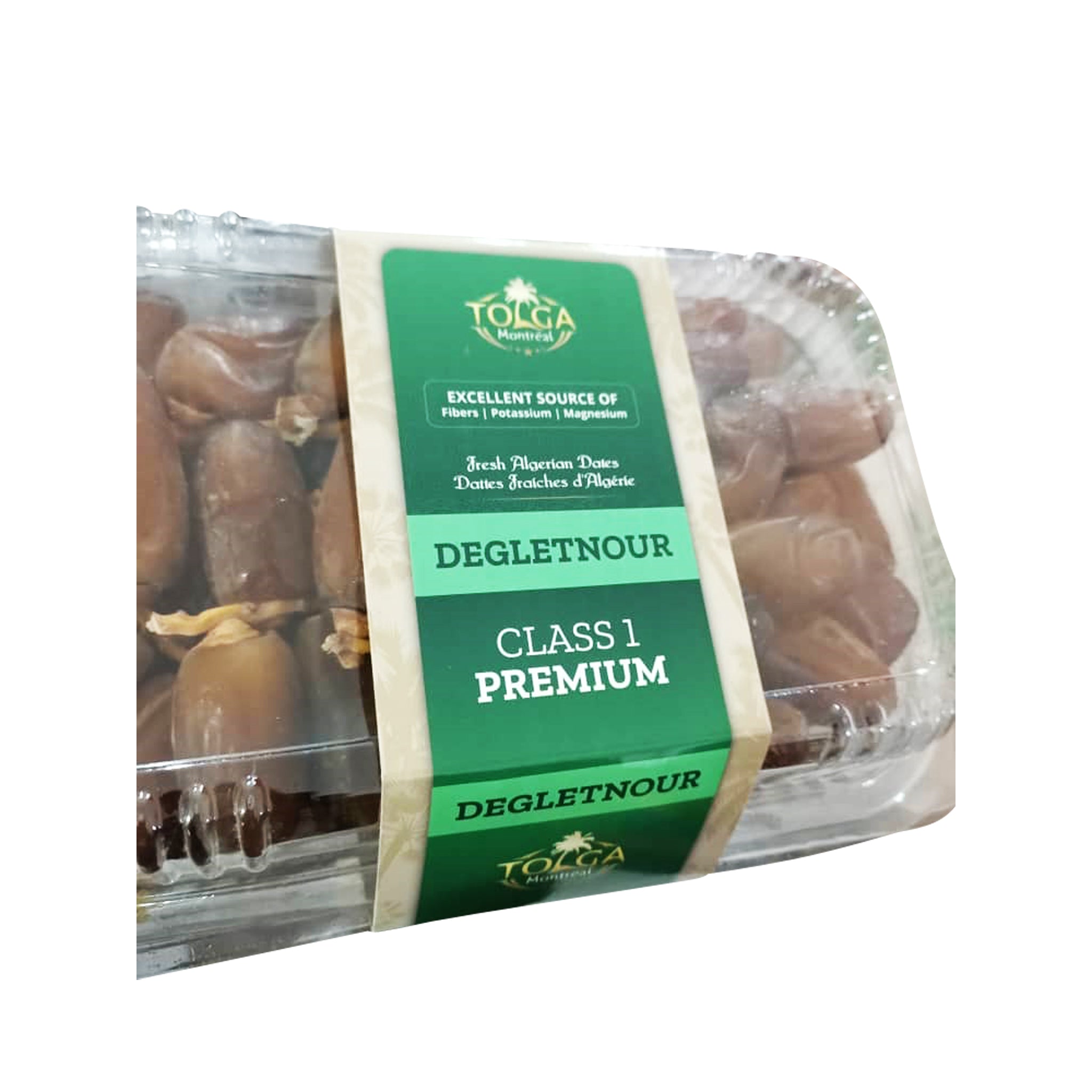 Dattes Fraîches Degletnour qualité supérieure boite de 1 Kg