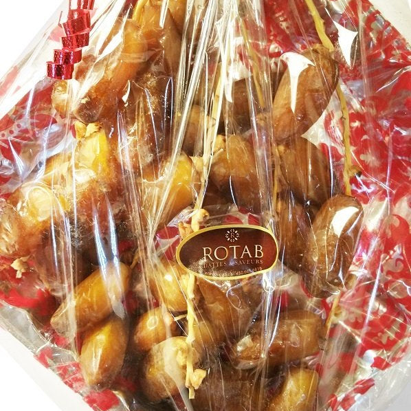 Dattes fraîches  Degletnour qualité  supérieure Bouquet 1 Lb